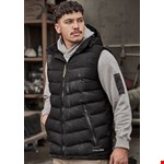 Streetworx Hooded Puffer Vest - black